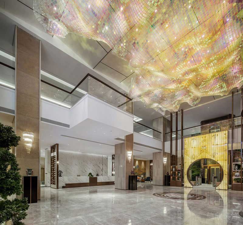 現(xiàn)代中式風(fēng)格酒店大堂