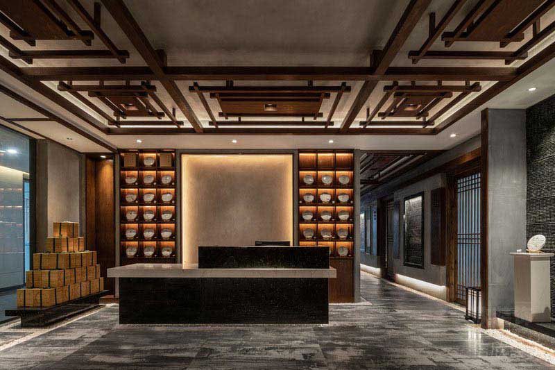 現(xiàn)代中式商業(yè)空間前臺(tái)