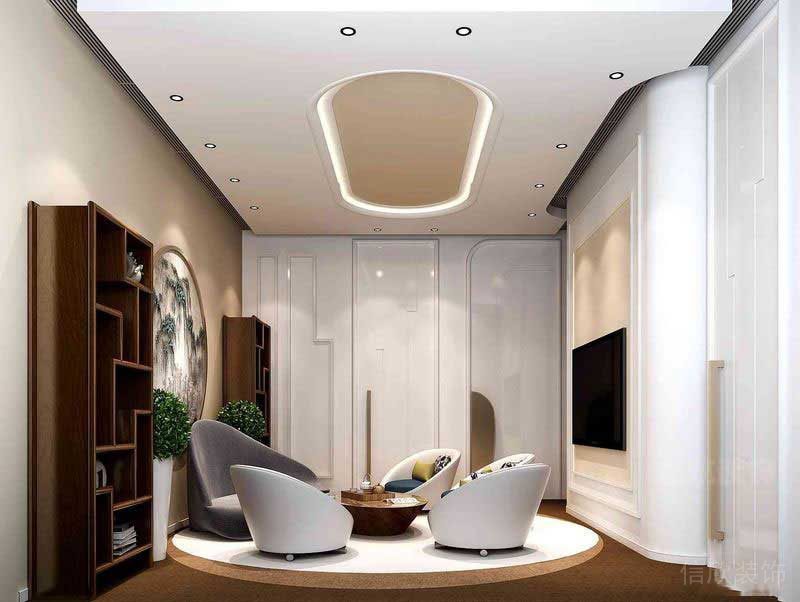 現(xiàn)代中式商業(yè)空間休閑接待區(qū)