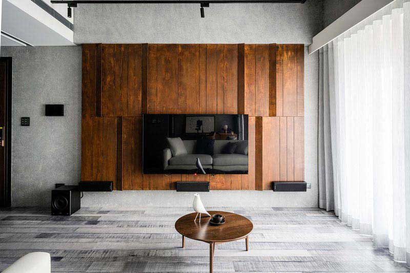 新居北歐風(fēng)電視背景墻效果圖