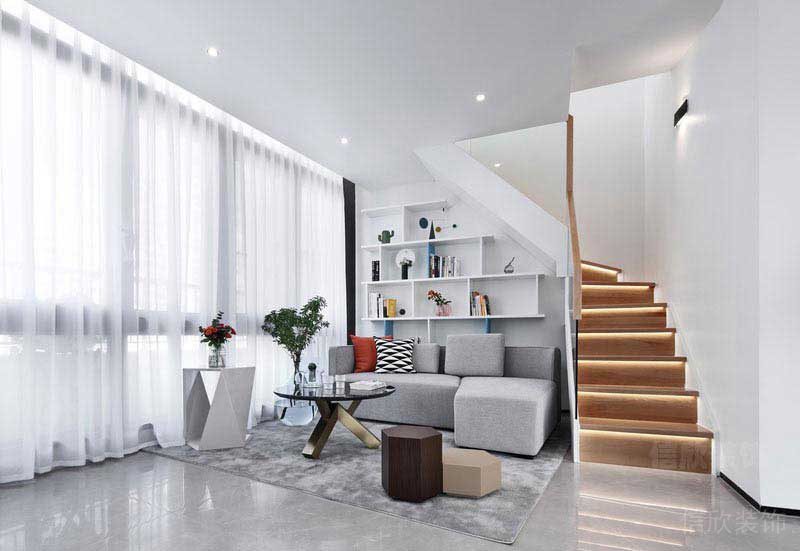 新居別墅現(xiàn)代簡約風(fēng)一樓休息區(qū)效果圖