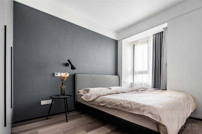 新居后現(xiàn)代風(fēng)黑白灰次臥效果圖