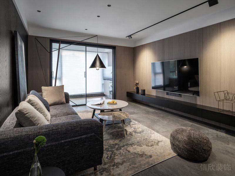 新居現(xiàn)代簡約風客廳效果圖 (5)