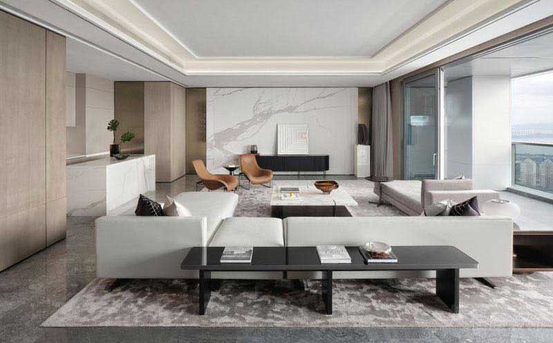 新居現(xiàn)代簡(jiǎn)約風(fēng)客廳效果圖 (4)