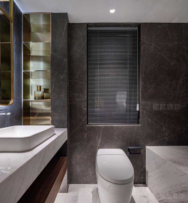 新居現(xiàn)代簡約風(fēng)衛(wèi)生間效果圖(2)