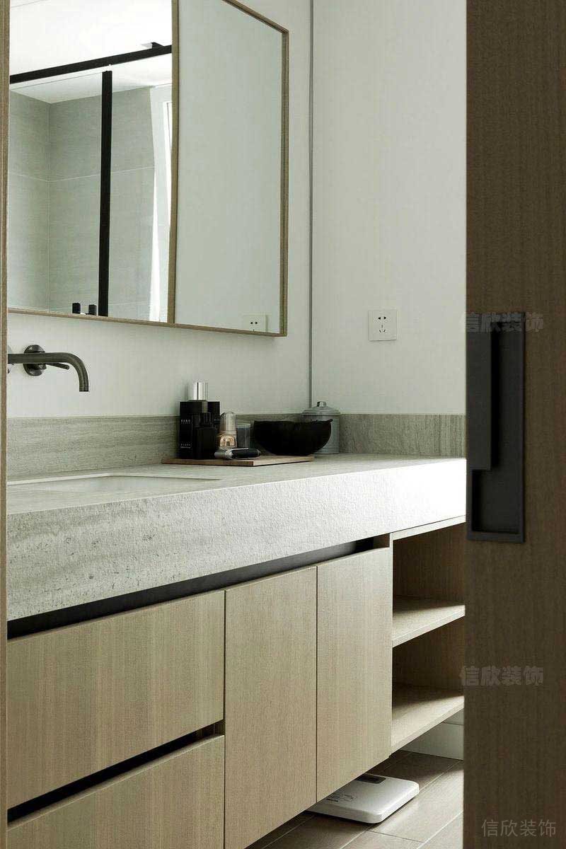 新居現(xiàn)代簡(jiǎn)約風(fēng)洗手臺(tái)效果圖