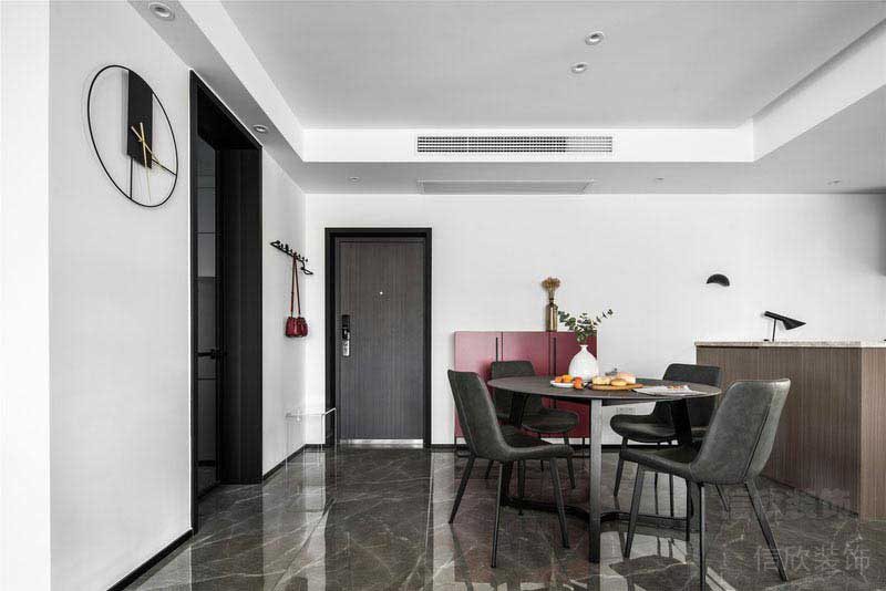 新居現(xiàn)代輕奢風(fēng)餐廳效果圖(4)