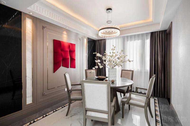 新居現(xiàn)代輕奢風(fēng)餐廳效果圖 (3)
