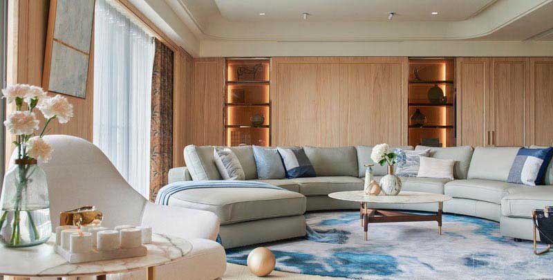 新居現(xiàn)代輕奢風(fēng)沙發(fā)背景墻效果圖