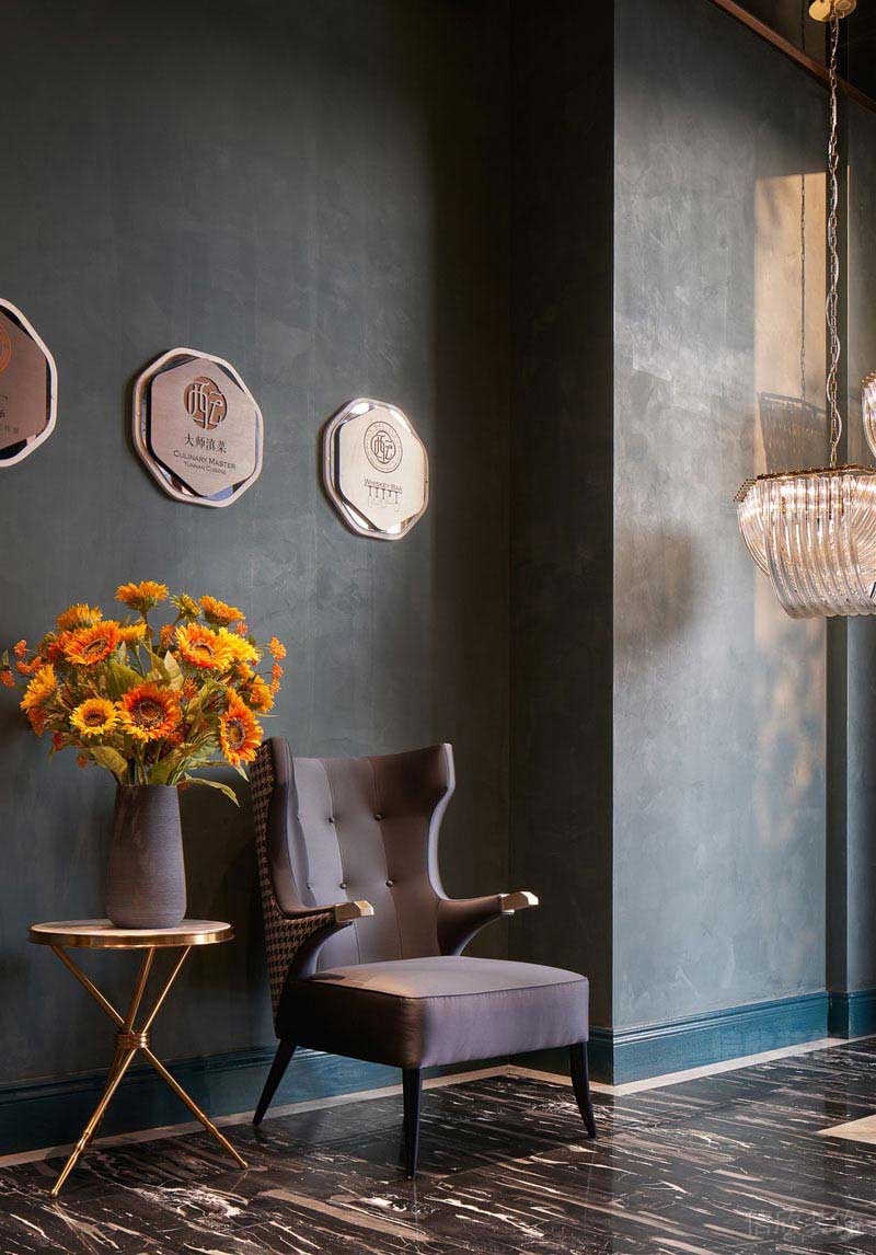 新居現(xiàn)代輕奢風(fēng)休閑椅廳效果圖