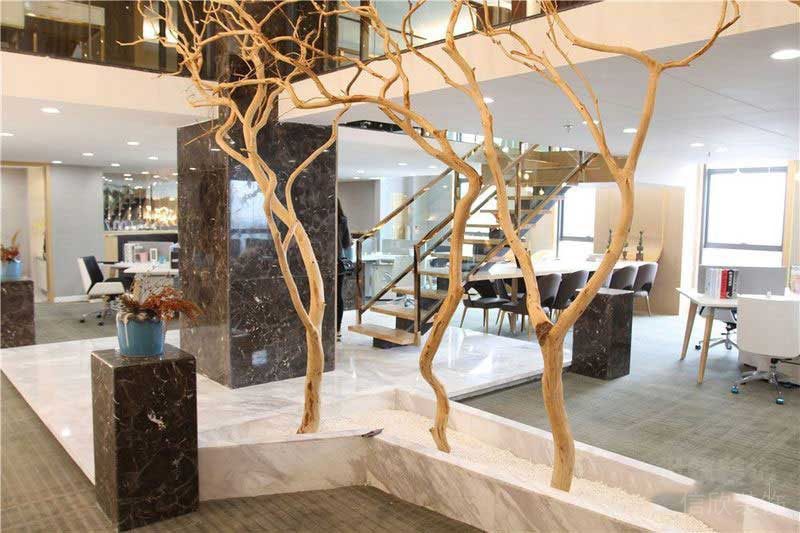 新中式風(fēng)格辦公室公共區(qū)園藝景觀陳設(shè)品