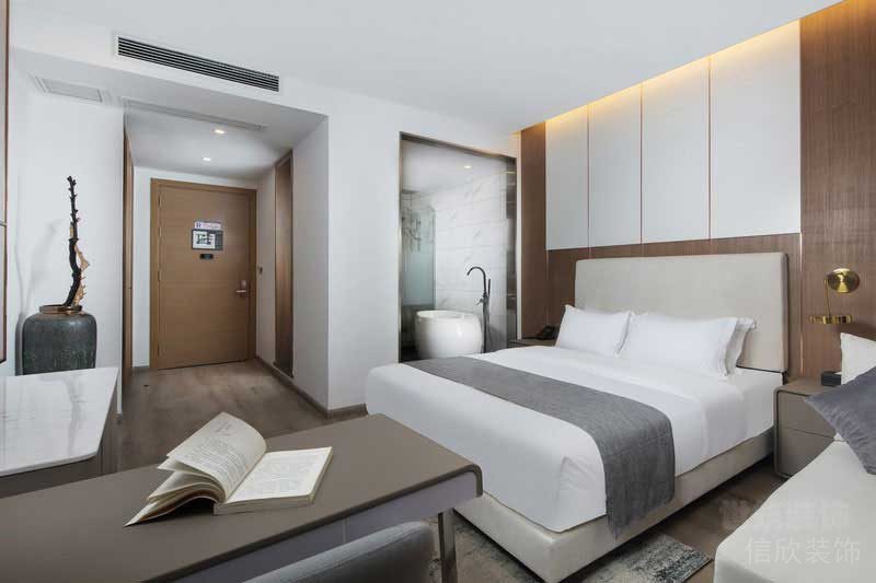 新中式簡約風(fēng)酒店空間客房