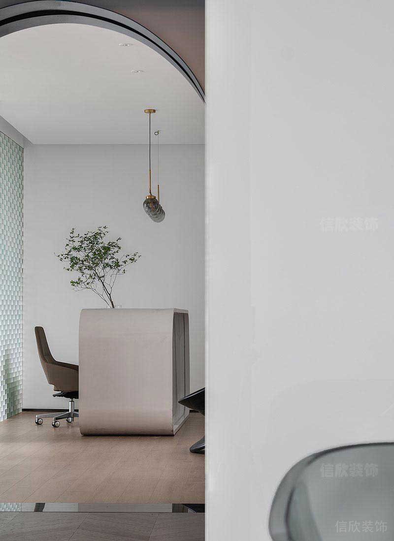 原木現(xiàn)代商業(yè)空間前臺(tái)