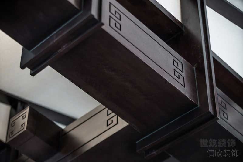 中式風(fēng)格辦公空間裝飾過(guò)梁藝術(shù)造型