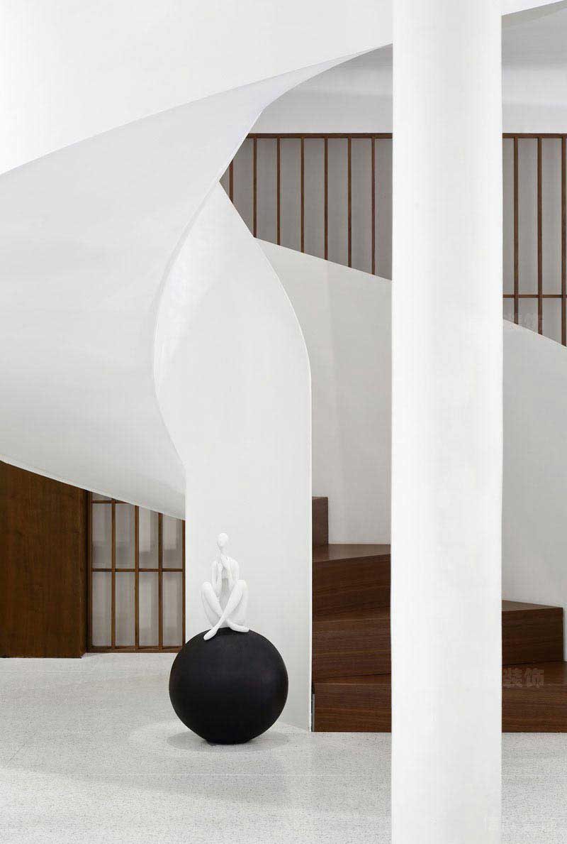 中式極簡(jiǎn)風(fēng)辦公室樓梯