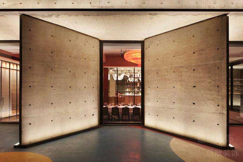 中式極簡(jiǎn)風(fēng)格餐廳外立面形象