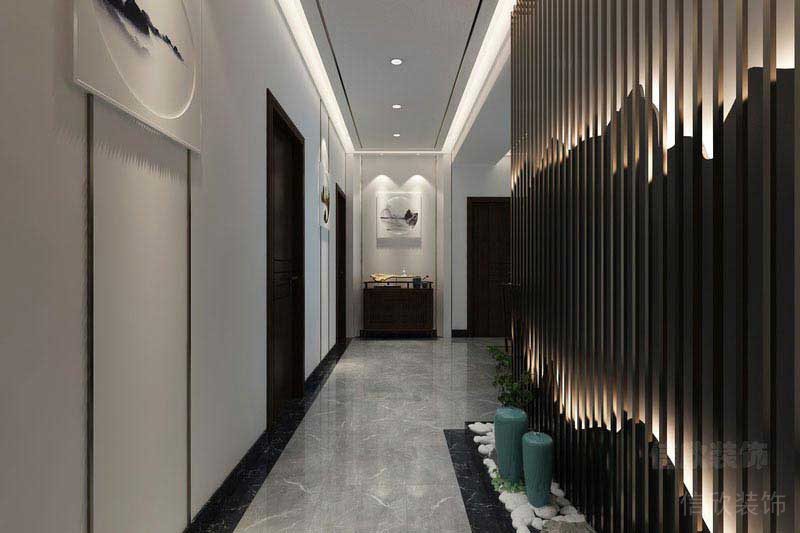 中式現(xiàn)代風(fēng)家居門廊