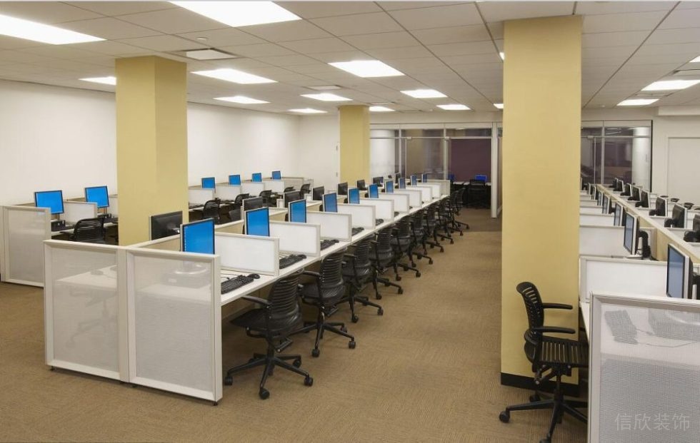 現(xiàn)代風格辦公室裝修公共區(qū)