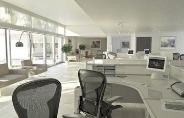 簡約風(fēng)白色現(xiàn)代簡約風(fēng)會議室裝修