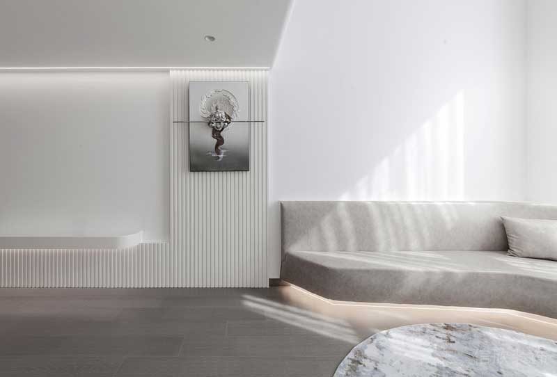 深圳寶安現(xiàn)代白色調(diào)家庭裝修案例采光效果 深圳寶安現(xiàn)代白色調(diào)家庭裝修案例采光效果