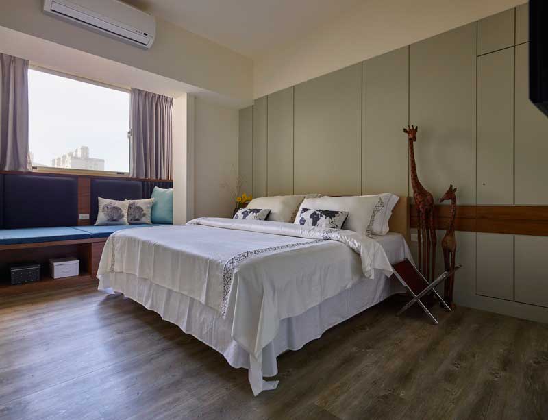 深圳鹽田區(qū)北歐風(fēng)格家居住宅裝修設(shè)計(jì)效果圖主臥 深圳鹽田區(qū)北歐風(fēng)格家居住宅裝修設(shè)計(jì)效果圖主臥