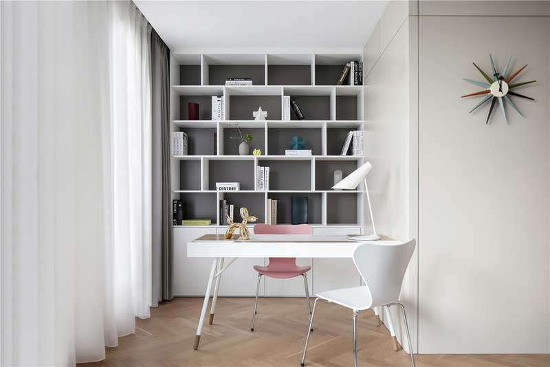 深圳龍華區(qū)現(xiàn)代中式風(fēng)格舊房裝修改造完工后實景圖女兒房學(xué)習(xí)區(qū) 深圳龍華區(qū)現(xiàn)代中式風(fēng)格舊房裝修改造完工后實景圖女兒房學(xué)習(xí)區(qū)