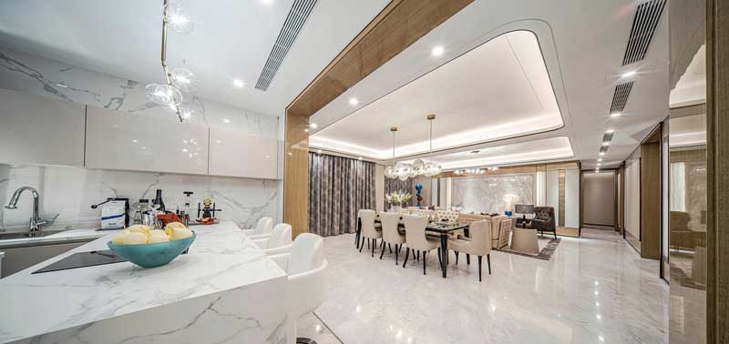 深圳龍崗區(qū)橫崗輕奢風(fēng)格新房裝修工程西廚 深圳龍崗區(qū)橫崗輕奢風(fēng)格新房裝修工程西廚