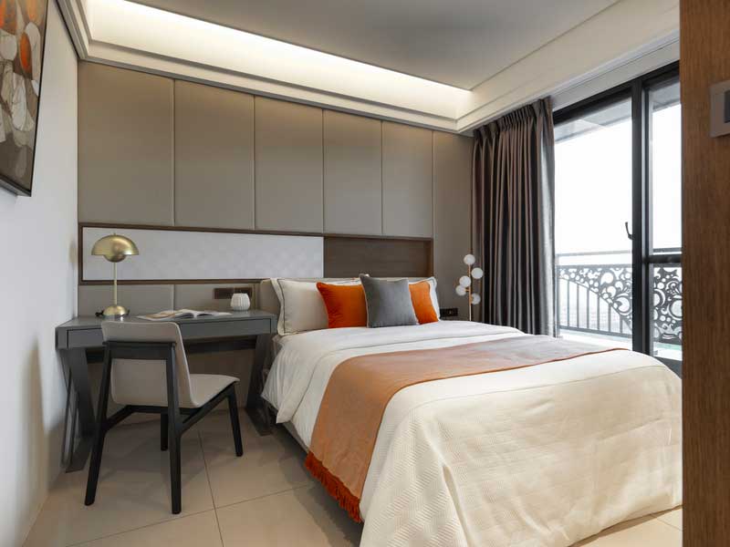 深圳羅湖區(qū)現(xiàn)代風(fēng)格100平方家庭裝修工程案例次臥 深圳羅湖區(qū)現(xiàn)代風(fēng)格100平方家庭裝修工程案例次臥