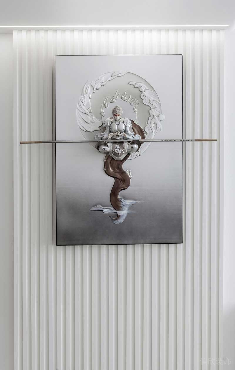 深圳寶安現(xiàn)代白色調(diào)家庭裝修案例裝飾畫 深圳寶安現(xiàn)代白色調(diào)家庭裝修案例裝飾畫