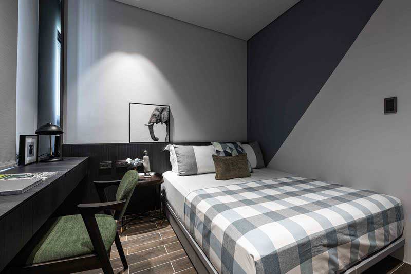 深圳福田區(qū)簡約美式家庭新房裝修設(shè)計(jì)案例次臥 深圳福田區(qū)簡約美式家庭新房裝修設(shè)計(jì)案例次臥