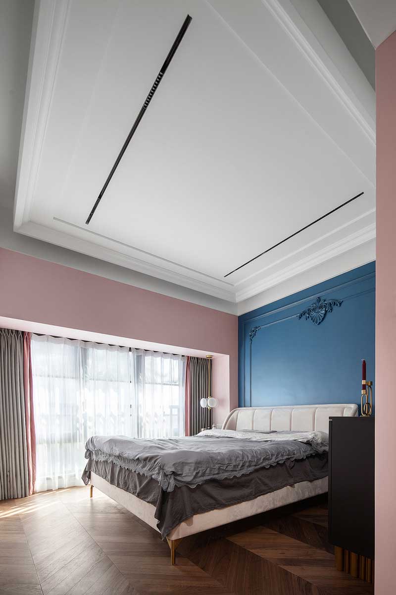 南山區(qū)輕奢風(fēng)格家裝裝修設(shè)計方案主臥