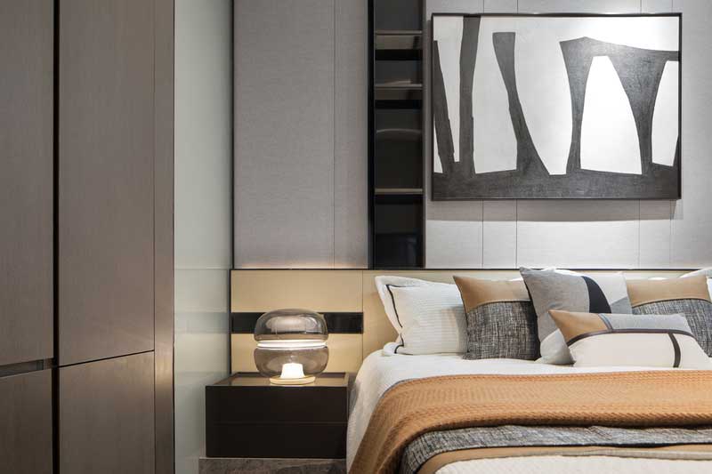 深圳鹽田現(xiàn)代輕奢家居裝修設(shè)計主臥 深圳鹽田現(xiàn)代輕奢家居裝修設(shè)計主臥