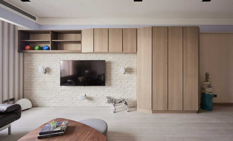 深圳福田區(qū)梅林北歐風(fēng)格家庭裝修工程電視背景墻 深圳福田區(qū)梅林北歐風(fēng)格家庭裝修工程電視背景墻