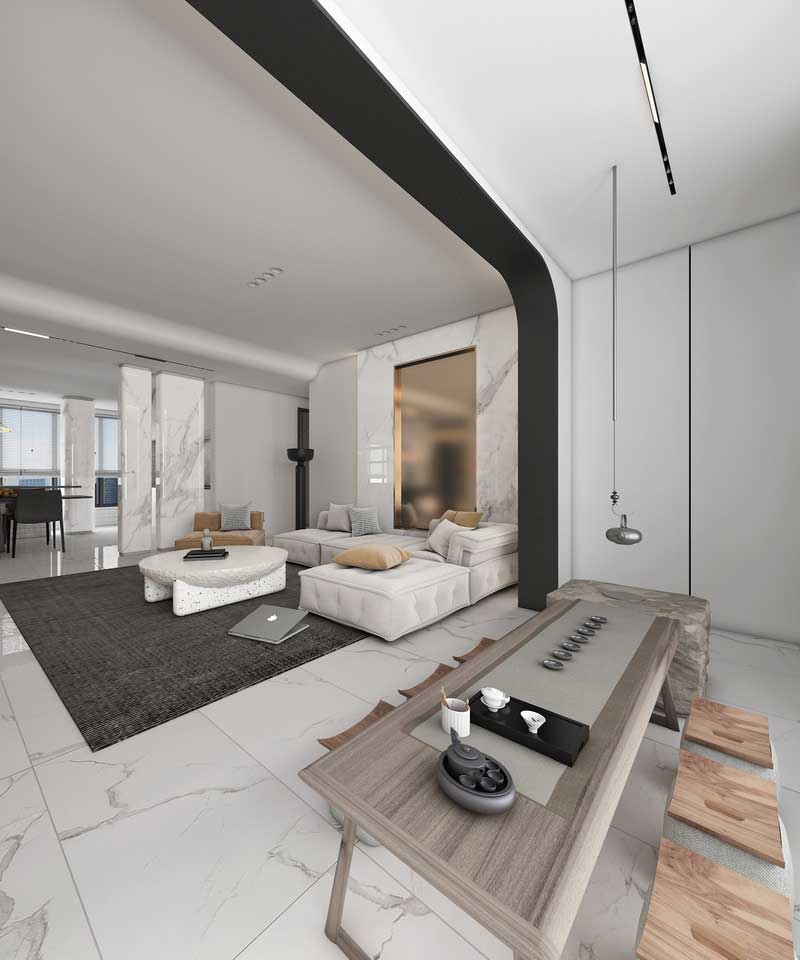 深圳碧桂園現(xiàn)代風(fēng)格樣板間裝修設(shè)計(jì)客廳品茶區(qū) 深圳碧桂園現(xiàn)代風(fēng)格樣板間裝修設(shè)計(jì)客廳品茶區(qū)