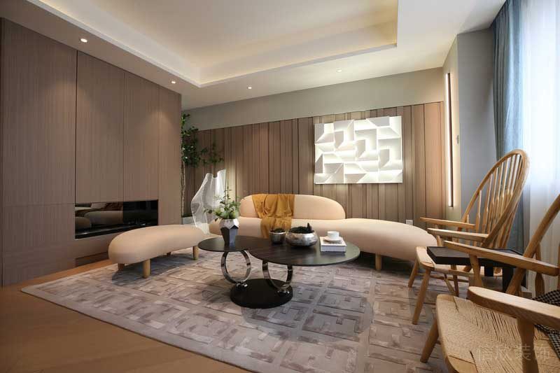 深圳羅湖區(qū)現(xiàn)代輕奢風(fēng)200平方家庭住房裝修起居室 深圳羅湖區(qū)現(xiàn)代輕奢風(fēng)200平方家庭住房裝修起居室