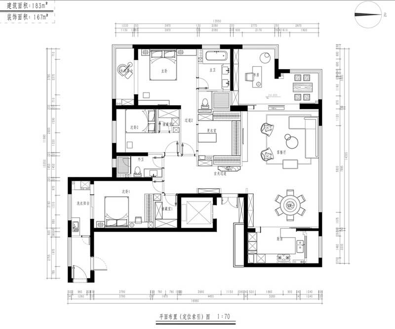 深圳龍華區(qū)2021年極簡(jiǎn)風(fēng)格新房裝修案例平面布置圖 深圳龍華區(qū)2021年極簡(jiǎn)風(fēng)格新房裝修案例平面布置圖