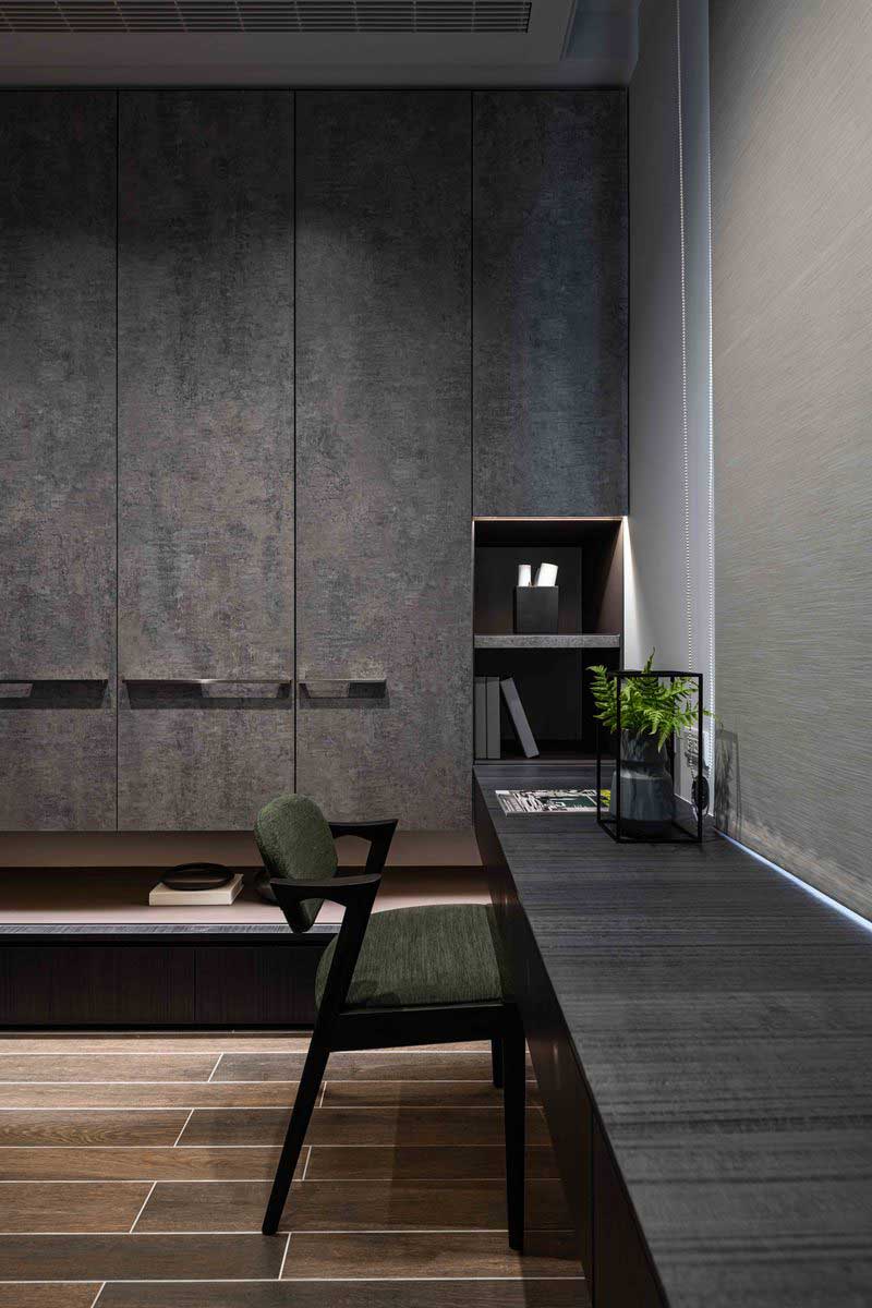 深圳福田區(qū)簡約美式家庭新房裝修設(shè)計(jì)案例次臥書桌 深圳福田區(qū)簡約美式家庭新房裝修設(shè)計(jì)案例次臥書桌