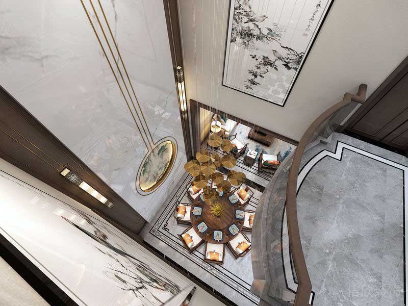 深圳福田新中式家居住宅裝修設(shè)計(jì)效果圖餐廳 深圳福田新中式家居住宅裝修設(shè)計(jì)效果圖餐廳