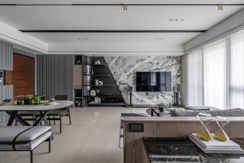 深圳福田區(qū)現(xiàn)代風(fēng)格家庭新房裝修工程案例客廳 深圳福田區(qū)現(xiàn)代風(fēng)格家庭新房裝修工程案例客廳