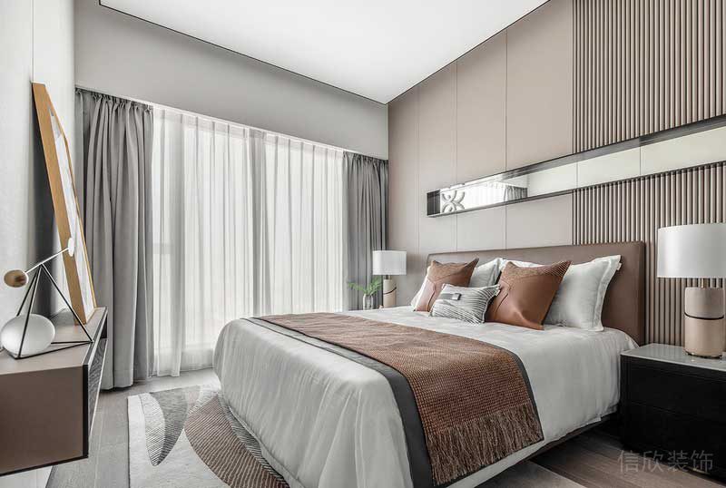 深圳鹽田區(qū)現代輕奢家庭裝修設計次臥 深圳鹽田區(qū)現代輕奢家庭裝修設計次臥
