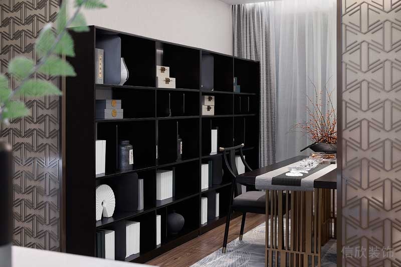 深圳鹽田新中式樣板房設(shè)計(jì)案例茶室 深圳鹽田新中式樣板房設(shè)計(jì)案例茶室