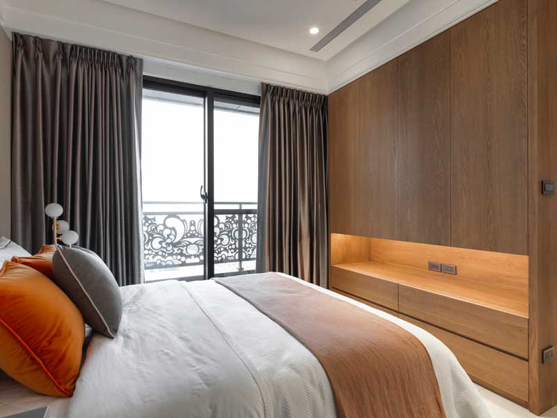 深圳羅湖區(qū)現(xiàn)代風(fēng)格100平方家庭裝修工程案例次臥床品 深圳羅湖區(qū)現(xiàn)代風(fēng)格100平方家庭裝修工程案例次臥床品