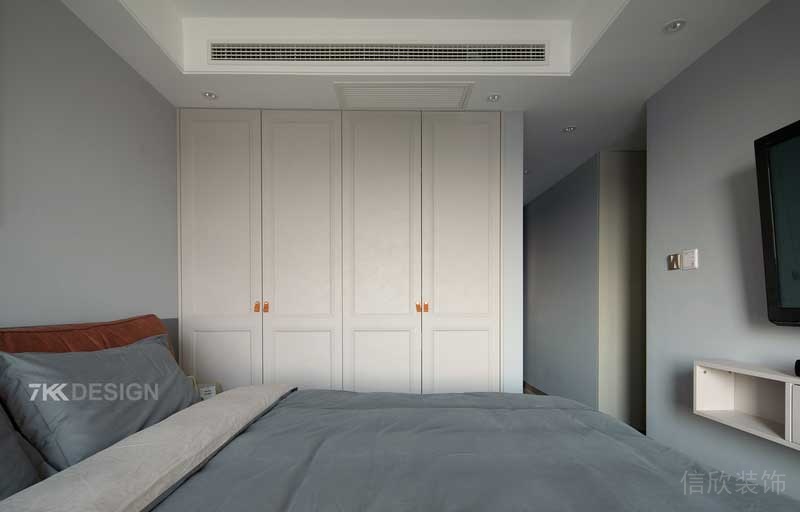 深圳福田區(qū)現(xiàn)代風(fēng)格小戶(hù)型精裝修主臥睡床 深圳福田區(qū)現(xiàn)代風(fēng)格小戶(hù)型精裝修主臥睡床