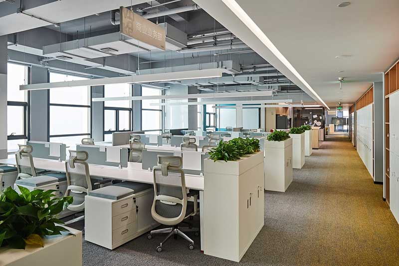 寶安區(qū)簡約風(fēng)格辦公室裝修設(shè)計開放式辦公區(qū) 寶安區(qū)簡約風(fēng)格辦公室裝修設(shè)計開放式辦公區(qū)