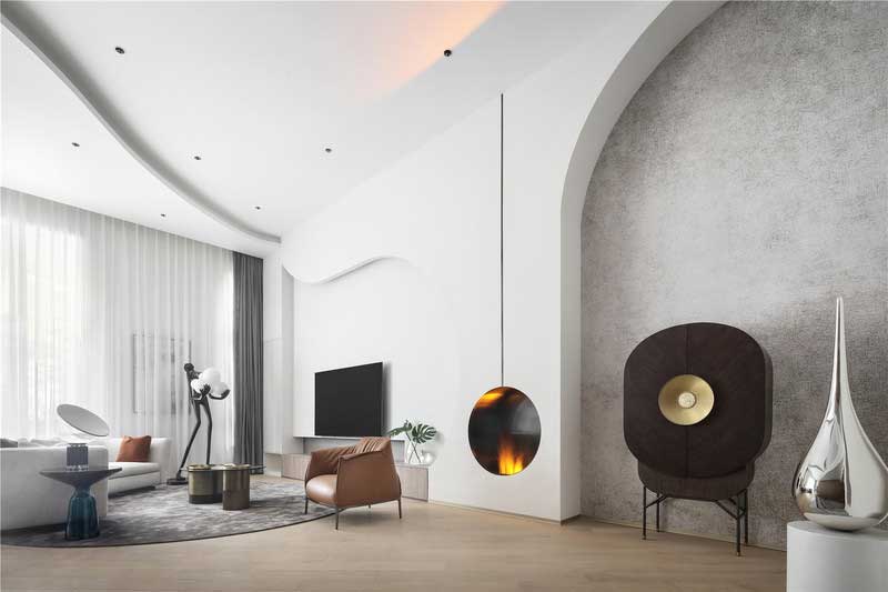 深圳龍華區(qū)現(xiàn)代中式風(fēng)格舊房裝修改造完工后實景圖客廳墻體 深圳龍華區(qū)現(xiàn)代中式風(fēng)格舊房裝修改造完工后實景圖客廳墻體