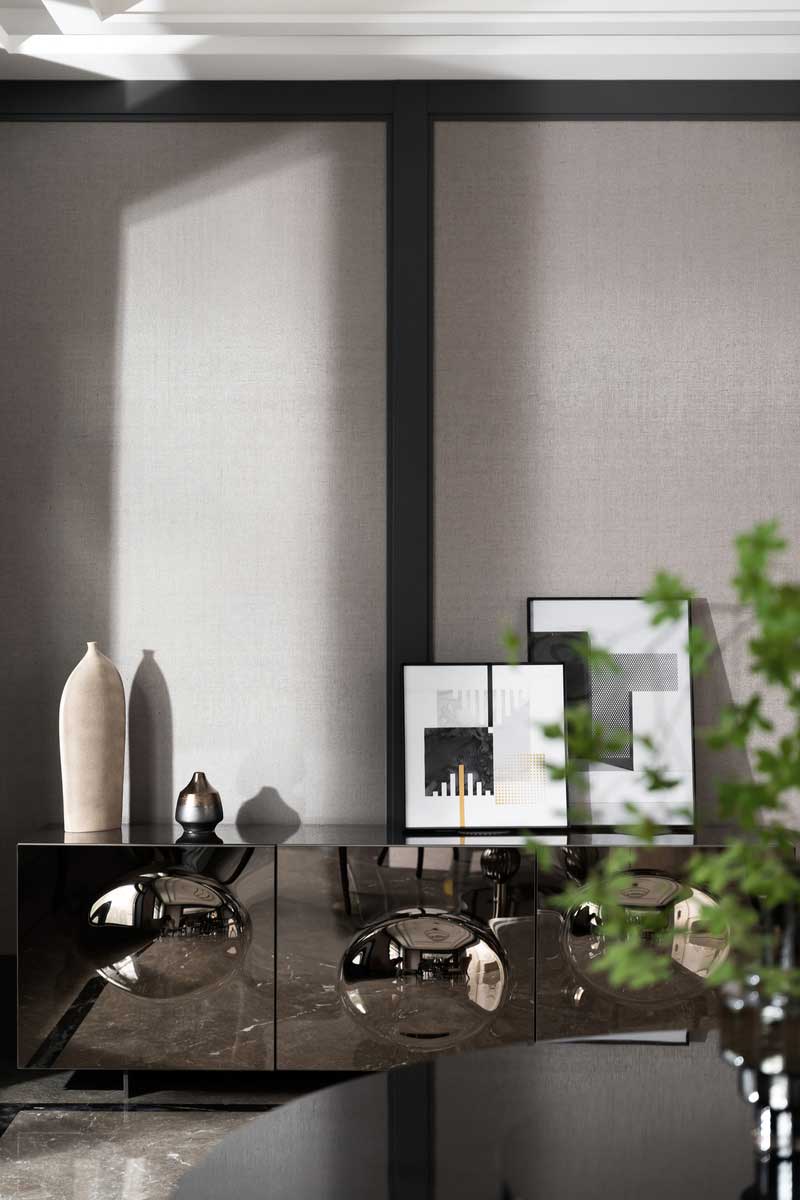 深圳南山白石洲美式輕奢風(fēng)二手房翻新改造裝修裝飾柜