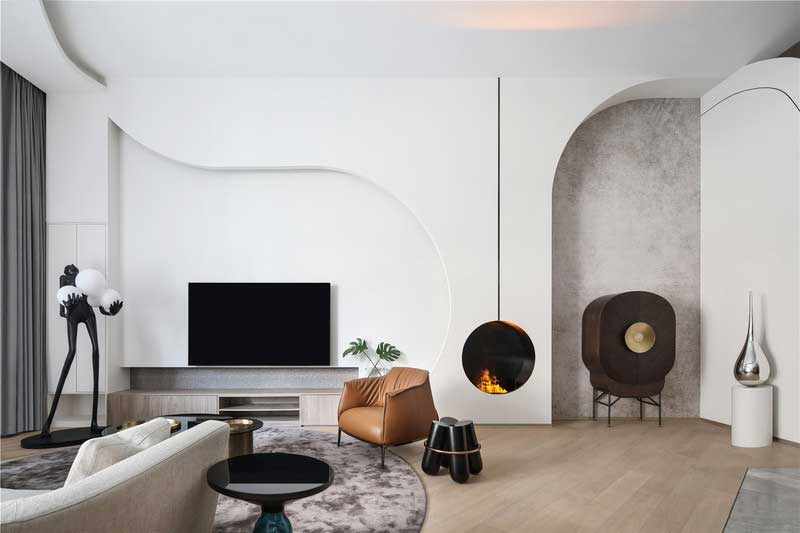 深圳龍華區(qū)現(xiàn)代中式風(fēng)格舊房裝修改造完工后實景圖客廳燈光效果 深圳龍華區(qū)現(xiàn)代中式風(fēng)格舊房裝修改造完工后實景圖客廳燈光效果