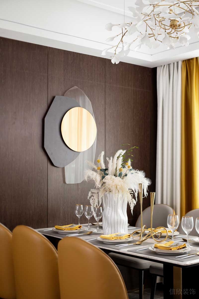 深圳龍崗坂田萬(wàn)科第五園輕奢風(fēng)大戶型樣板間設(shè)計(jì)餐桌餐椅 深圳龍崗坂田萬(wàn)科第五園輕奢風(fēng)大戶型樣板間設(shè)計(jì)餐桌餐椅