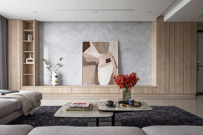 深圳羅湖輕奢風(fēng)格家庭新房裝修設(shè)計(jì)工程客廳背景墻 深圳羅湖輕奢風(fēng)格家庭新房裝修設(shè)計(jì)工程客廳背景墻