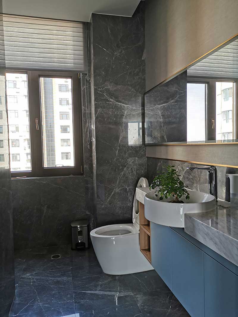 深圳南山新中式家居裝修設(shè)計圖公共衛(wèi)生間